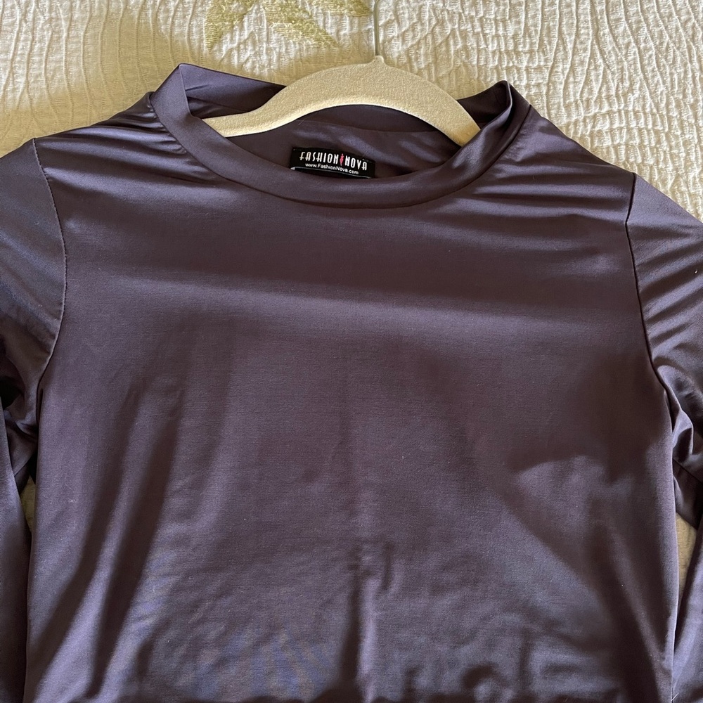 Fashion Nova Women's Purple Top